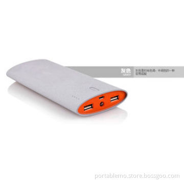 White external Portable Mobile Power Bank 12000mah For Iphone / Ipad